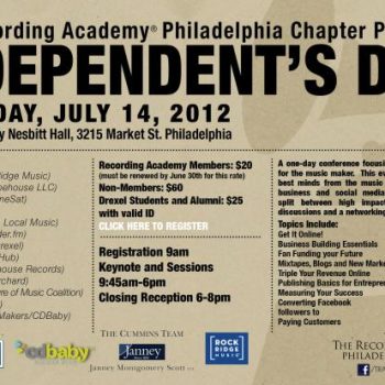 Celebrate Independent&#8217;s Day with the Philly Chapter of The Recording Academy on July 14th