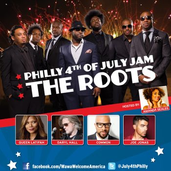 Welcome America July 4th Jam with The Roots, Darryl Hall and Queen Latifah to be live streamed tonight