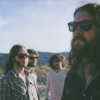 The Sheepdogs playing outdoor Free at Noon from the Porch at 30th Street Station in Sept.