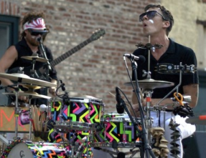 Chris Powell performs with Man Man | Photo by Laura Jane Brubaker