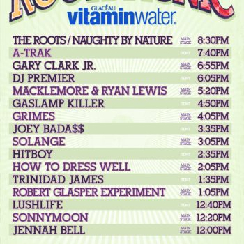 6th Annual Roots Picnic schedule announced (this Saturday, June 1)