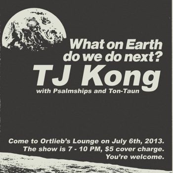 TJ Kong doing rare solo show at Ortlieb&#8217;s this Saturday 7/6