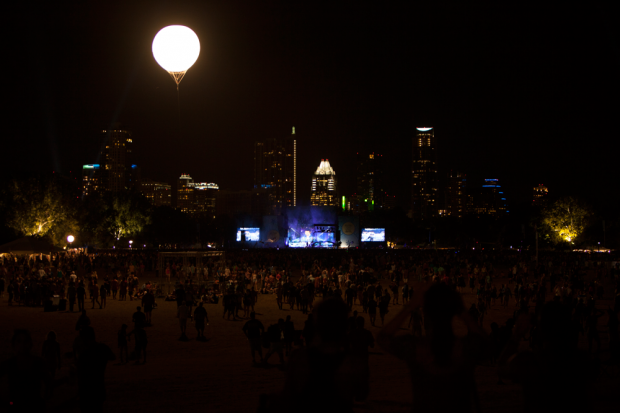 Austin skyline with Muse | Photo by Jeremy Quattlebaum | www.theangrymountain.com