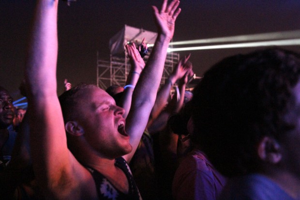 This guy loves the Foo Fighters! - Photo by John Vettese
