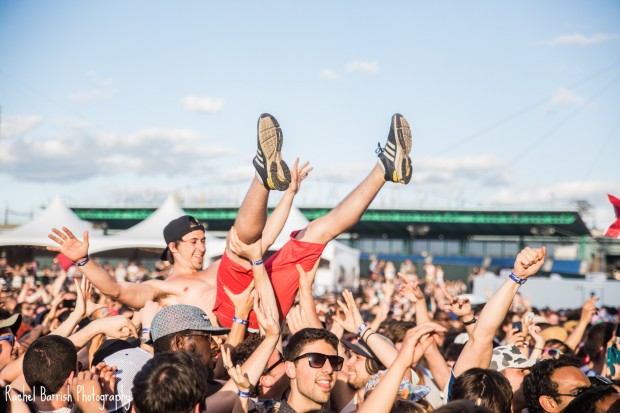 Crowd surfer | Photo by Rachel Barrish | rachelbarrish.com