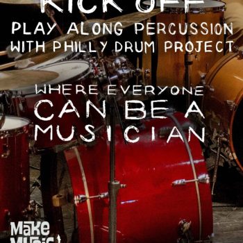 Make Music Philly: Ryan Crump of the Philly Drum Project on the kick off play along percussion event at Love Park