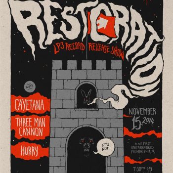 Restorations will celebrate the release of <em>LP3</em> at the Church on 11/15