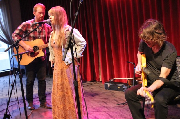 Katie Frank with Jim Boggia | Photo by John Vettese