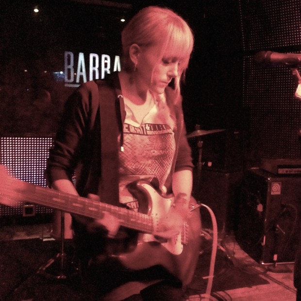 Cat Park of Amanda X onstage at The Barbary | Photo by John Vettese