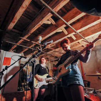 Girlpool played a killer basement show in West Philly