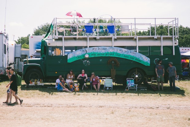 The Philadelphia Folk Fest campground | Photo by Hope Helmuth | hopehelmuth.com