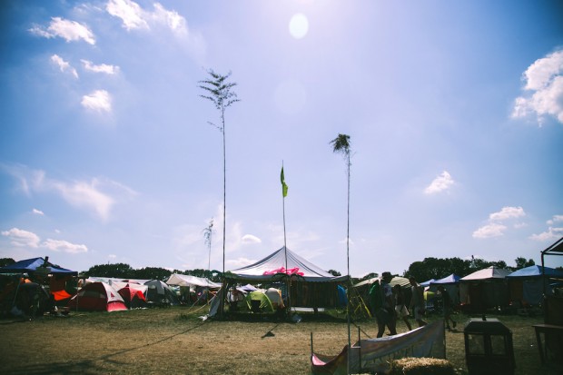 The Philadelphia Folk Fest campground | Photo by Hope Helmuth | hopehelmuth.com