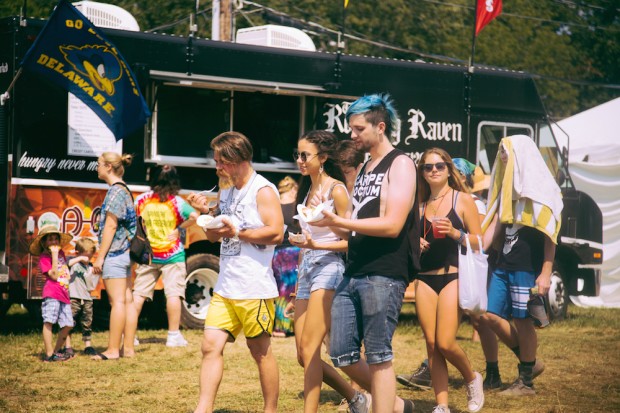 The Philadelphia Folk Fest campground | Photo by Hope Helmuth | hopehelmuth.com