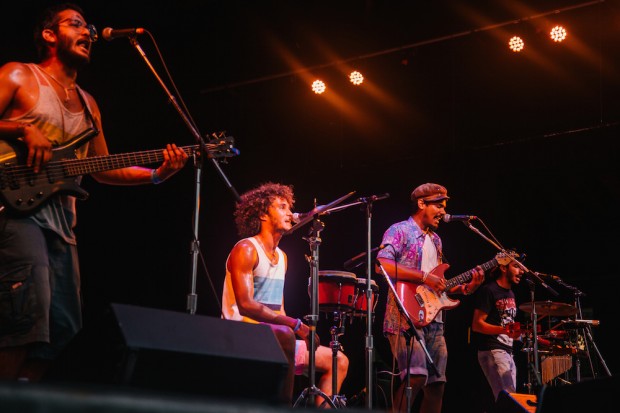 El Caribefunk at The Philadelphia Folk Fest | Photo by Hope Helmuth | hopehelmuth.com