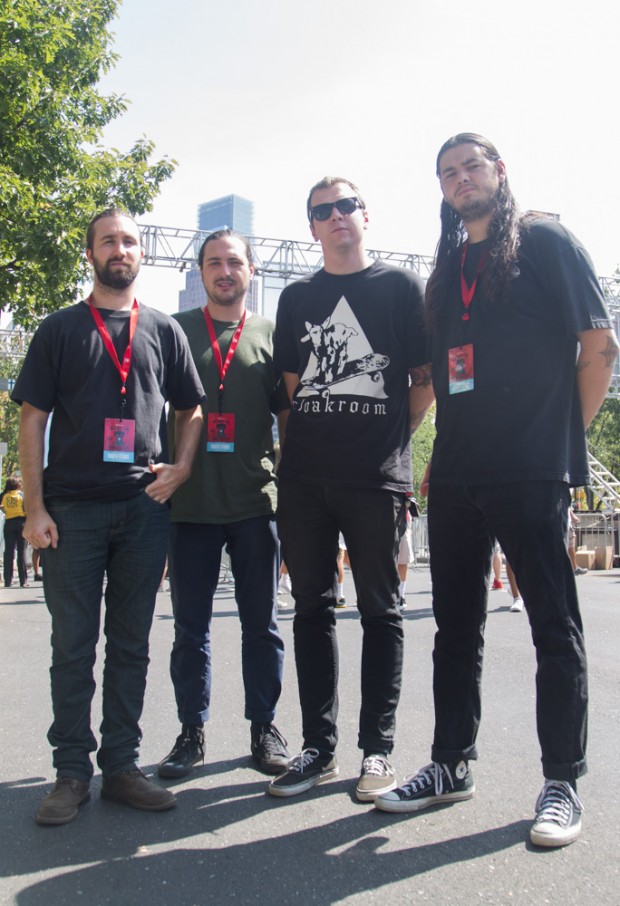 Superheaven before their set| Photo by Rachel Del Sorso | racheldelsordophotography.com