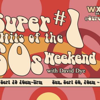 This weekend, listen to the #SuperXPN No. 1 Hits of the 60s weekend with David Dye