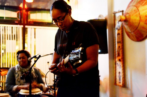 Drum Like A Lady event at Dahlak | photo courtesy of Drum Like A Lady