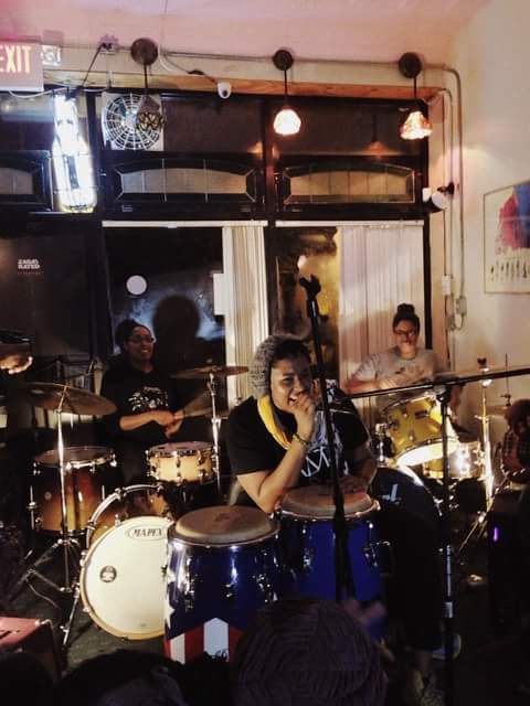 Drum Like A Lady event at Dahlak | photo courtesy of Drum Like A Lady