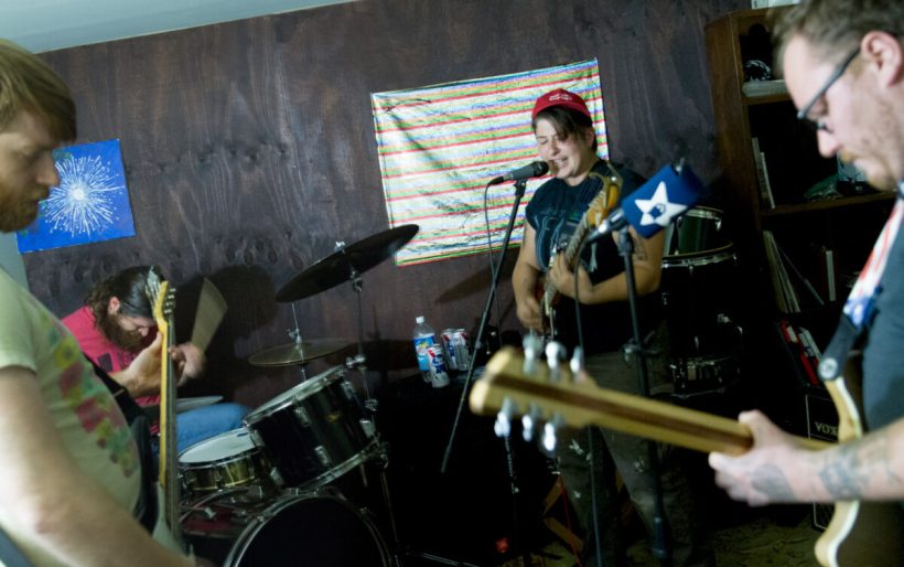 Thin Lips practice at Big Mama's | Photo by John Vettese for WXPN