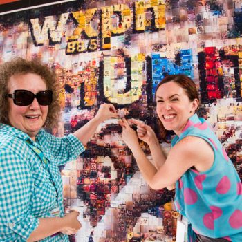 XPN Community completes a mosaic mural on the final day of #XPNFest 2016!