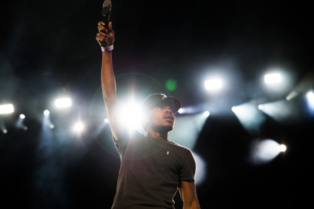 Chance to Rapper at Made In America | Photo by Cameron Pollack for WXPN