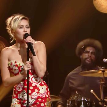 Watch The Roots and Miley Cyrus cover Bob Dylan