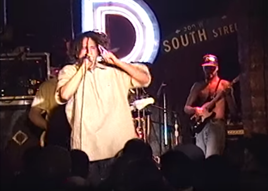 Watch Rage Against the Machine play J.C. Dobbs in January of 1993