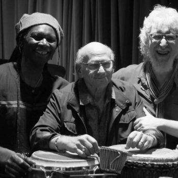 The (com)passion of Karuna: old friends-percussionists Adam Rudolph and Hamid Drake join forces with saxophonist Dave Liebman