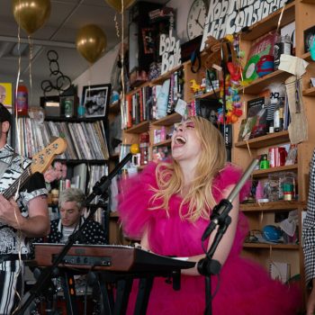 Charly Bliss brings balloons, strings, and rock to NPR Music&#8217;s Tiny Desk