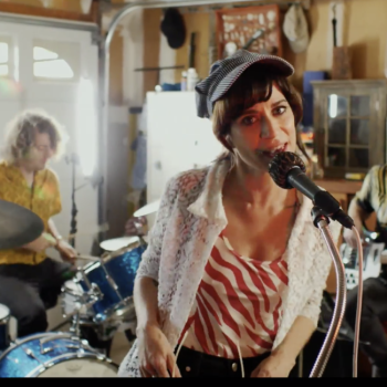 Watch Nicole Atkins’ XPNFest livestream set from her parents’ garage in New Jersey