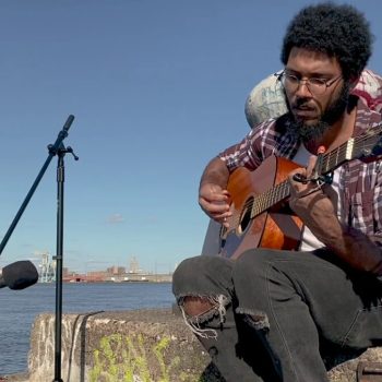 Dante Robinson goes acoustic on the Delaware River for Up And Ovr&#8217;s Musicale sessions