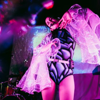 Magdalena Bay debuts at The Foundry with trippy visuals, electropop jams, and a high-concept show