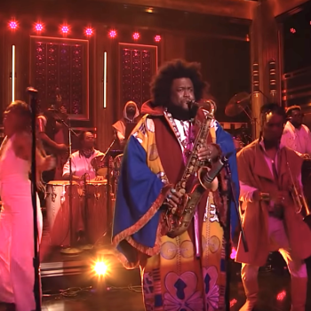 Watch Kamasi Washington and his expansive band bring “The Garden Path” to ‘The Tonight Show’