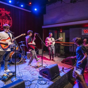 Beach Fuzz rock World Cafe Live with Gabi Gamberg and Alex the Astronaut