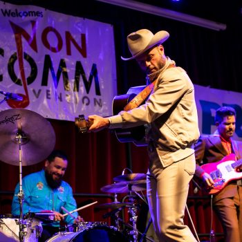 Charley Crockett and his band bring a slick country set to #NONCOMM late Wednesday