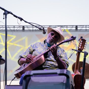 Legendary bluesman Taj Mahal was silly, swinging, and seductive on the River stage