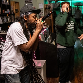 Taking it back to the record store with ShrapKnel and friends at South Philly&#8217;s  Cratediggaz Records
