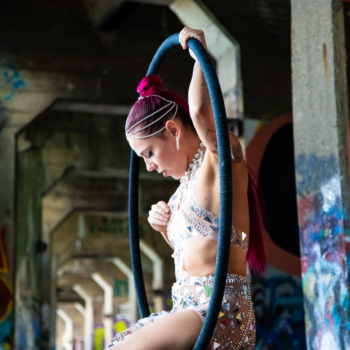 Creative cross-pollination with Philly DJ, dancer, and aerial artist Electric Honey