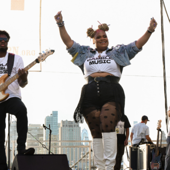 Carla Gamble opened up the XPNFest River Stage in style with a grooving set