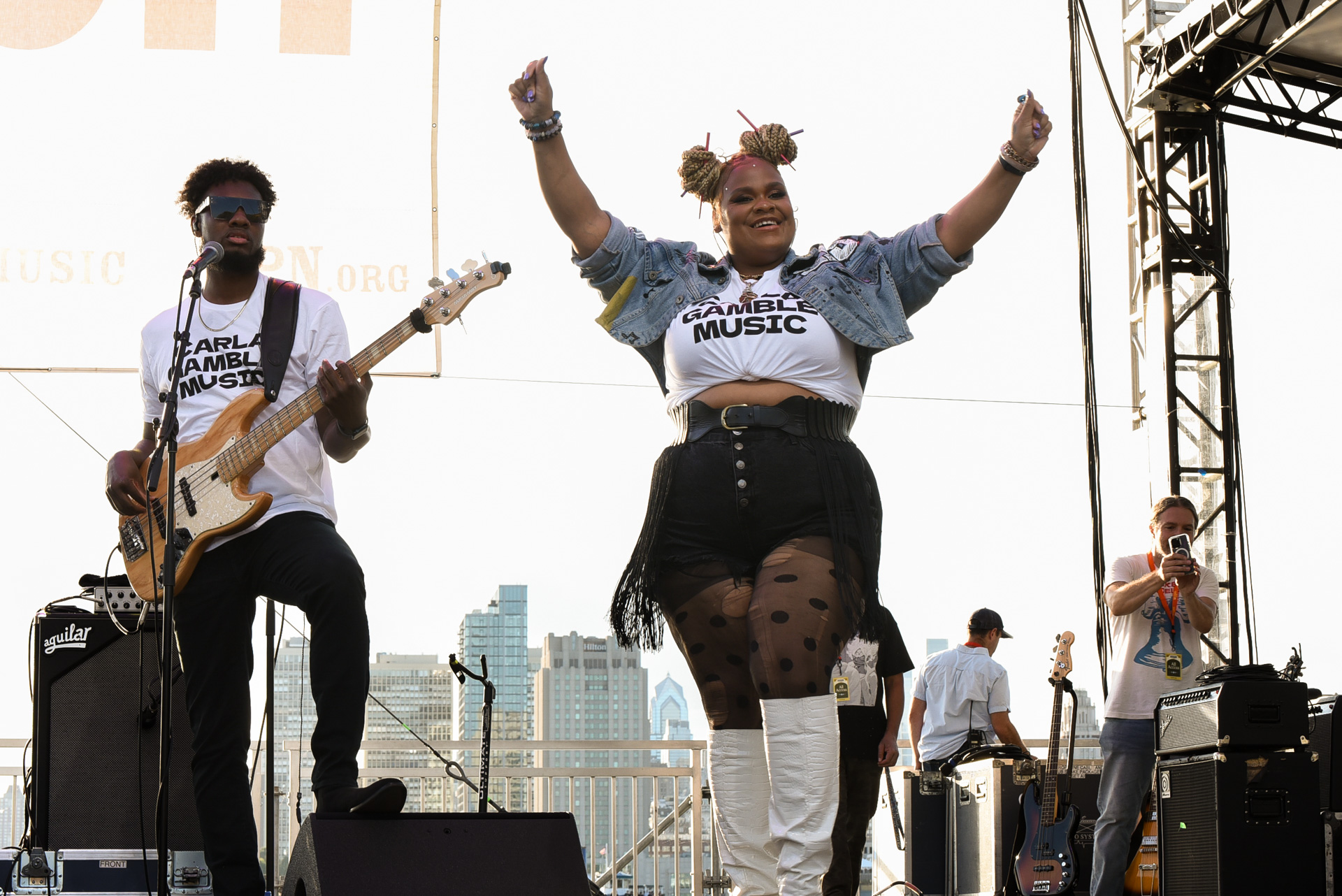 Carla Gamble opened up the XPNFest River Stage in style with a
