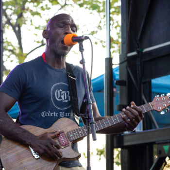 Cedric Burnside takes the XPNFest marina stage on a sonic trip to Mississippi Hill Country