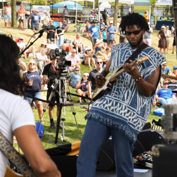 Moustapha Noumbissi ignites the Marina Stage with indie rock and psychedelic soul