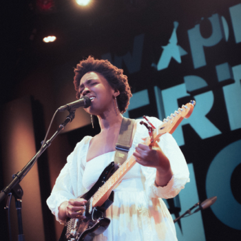 Uwade celebrates album release day with the Free At Noon crowd