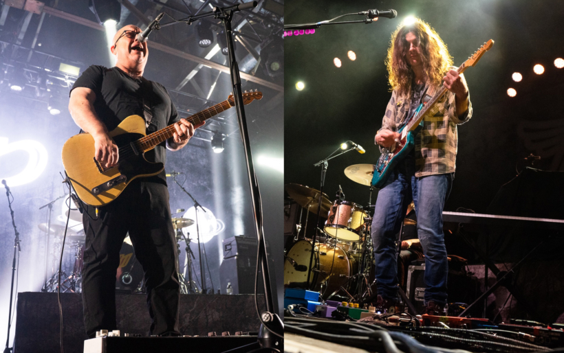 Pixies and Kurt Vile playing guitar