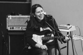 Kim Deal performing an exclusive World Cafe set at Greenwich Village.