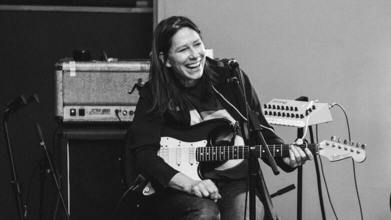 Kim Deal performing an exclusive World Cafe set at Greenwich Village.