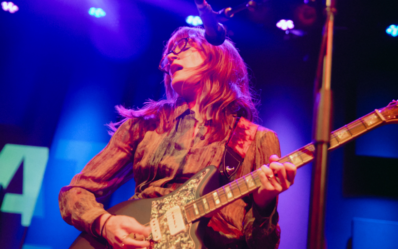 person playing guitar