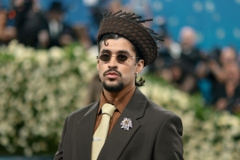 Bad Bunny attends the 2025 Met Gala at New York's Metropolitan Museum of Art.