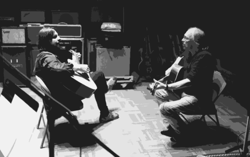 Barry Gibb and Dave Cobb