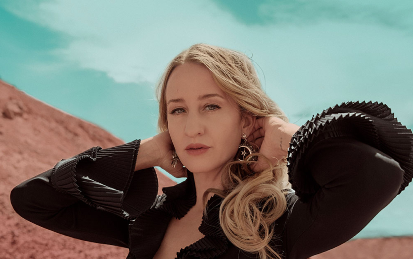 Photo of a woman in the desert